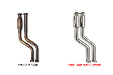 FabSpeed BMW M3 E46 Cat Bypass Pipes