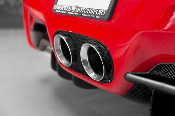 FabSpeed 2010+ Ferrari 458 Italia Challenge Style Dual Exhaust Tips