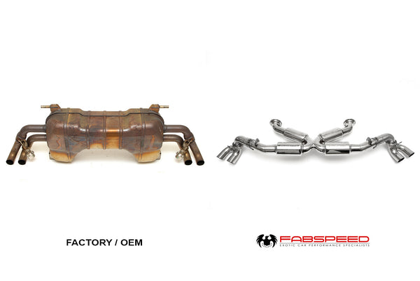 FabSpeed Audi R8 V8 Supersport X-Pipe Exhaust System (2014-2015)