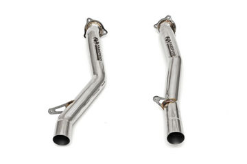 Fabspeed Porsche 958 Turbo / Turbo S Secondary Cat Bypass Pipes (2011-2014)