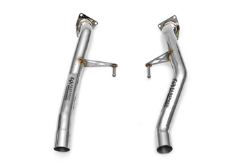 Fabspeed Porsche 955 Turbo / Turbo S Secondary Cat Bypass Pipes (2002-2007)